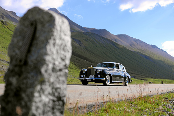 Rolls-Royce an der Splügen-Rallye am Samstag - British Classic Car Meeting St. Moritz 2017