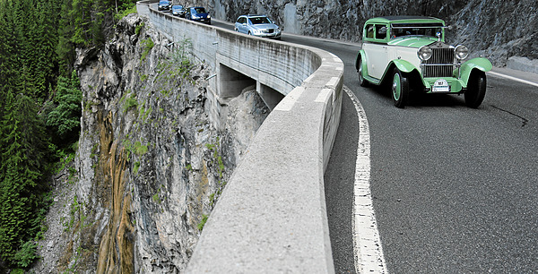 Rolls Royce beim British Classic Car Meeting St. Moritz 2012