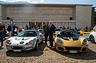 Romano und Elisa Artiolio mit zwei Lotus Elise beim Geburtstagstreffen in Bozen 2025