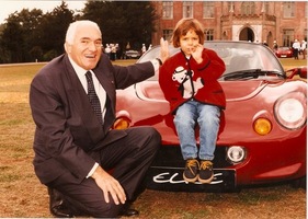 Romano und die junge Elisa Artioli in den Neunzigerjahren