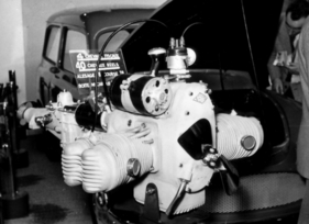 Rosengart Sagaie (1954) - der Panhard-Motor leistet 40 Chevaux , also 40 PS.