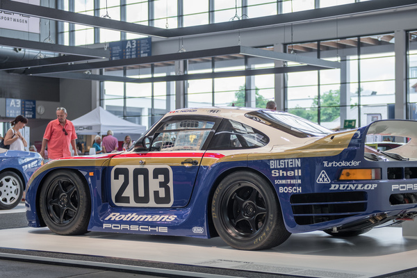 Rothmans Porsche 961 - das Originalfahrzeug von Claude Haldi von Le Mans 1987 - Motorworld Classics Bodensee 2018