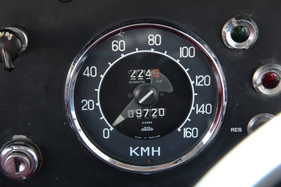 Rover 100 P4 (1959) - Tacho bis 160 km/h