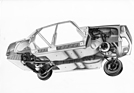 Rover 2000 (1963) - Technische Skizze - Unterboden