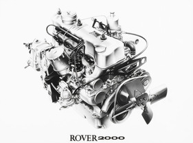 Rover 2000 (1963) - der Vierzylinder-Motor