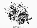 Rover 2000 (1963) - der Vierzylinder-Motor
