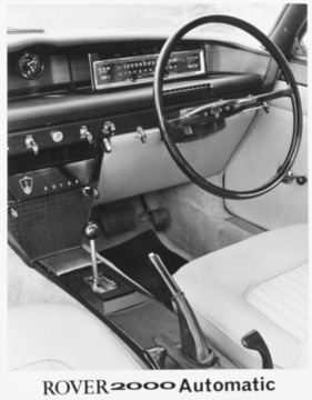 Rover 2000 Automatic (1966) - Blick ins Interieur der Automatik-Version