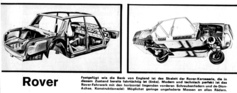 Rover 2000 TC (1966) - Skelett und Fahrwerk