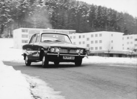 Rover 2000 TC (1966) - Testfahrt bei winterlichen Verhältnissen