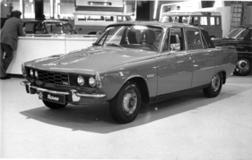 Rover 2200 TC - seit London 1973 mit 2,2- statt 2-Liter-Motor - am Genfer Automobilsalon 1974
