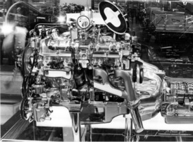 Rover 3,5 Litre (1968) - aus Leichtmetall gefertigter V8-Motor mit amerikanischen Wurzeln - Sichtmodell - Genfer Autosalon 1968