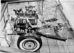 Rover 3 Litre - Blick auf die Technik - Genfer Automobilsalon 1959