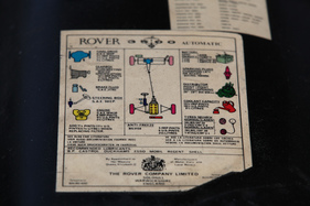 Rover 3500 V8 (1970) - Zeichnungen im Motorraum
