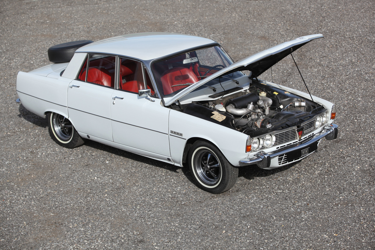 Rover 3500 V8 (1970) - der V8-3,5-Liter passte problemlos unter die vordere Haube