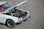 Rover 3500 V8 (1970) - vom tiefliegenden Motor sieht man weniger, das Lufteinlass-Gehäuse musste extra flacher ausgelegt werden