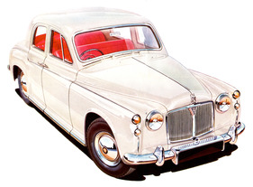 Rover 90 (1959) - Abbildung aus einem Verkaufsprospekt