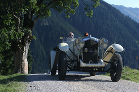 Rover Meteor Speed 20 (1933) - an der Saalbach Classic 2013