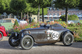 Rover P2 16 HP Racer (1937) - der Reihensechszylinder von 2500 cm3 leister hier 100 PS und erlaubt 160 km/h - 21. Classic-Gala Schwetzingen 2025