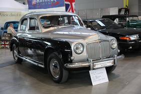 Rover P4 (1955) - mit Sechszylindermotor, hier in US-Ausführung - an der Retro Classics Stuttgart 2013