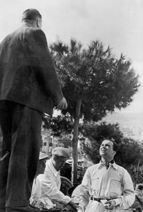 Rudolf Caracciola und Alfred Neubauer - Grosser Preis von Spanien San Sebastian (1935)