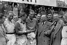 Rudolf Uhlenhaut, Manfred von Brauchitsch, Rudolf Caracciola, Richard Seaman, Max Sailer und Alfred Neubauer - Grosser Preis der Schweiz (1938)