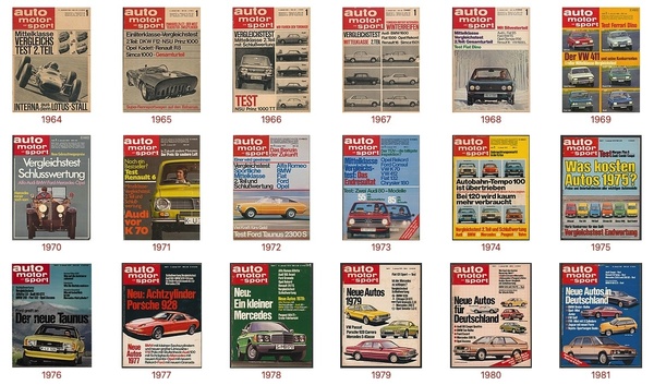 Rund 1500 Ausgaben von "auto motor und sport" im Zwischengas-Zeitschriftenarchiv