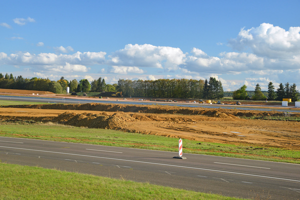 Rundkurs Flugplatz Pferdsfeld - grosse Baustelle Pferdsfeld