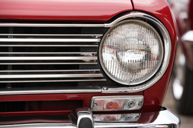 Rundscheinwerfer und Chrom am Datsun 1000 - OSMT Zug September 2015