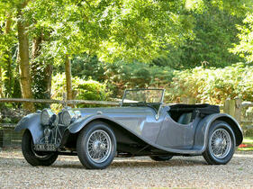 S.S. 100 Jaguar 3 1/2-Litre Roadster (1938) - als Lot 398 angeboten an der Bonhams Goodwood Revival Versteigerung am 17. September 2022