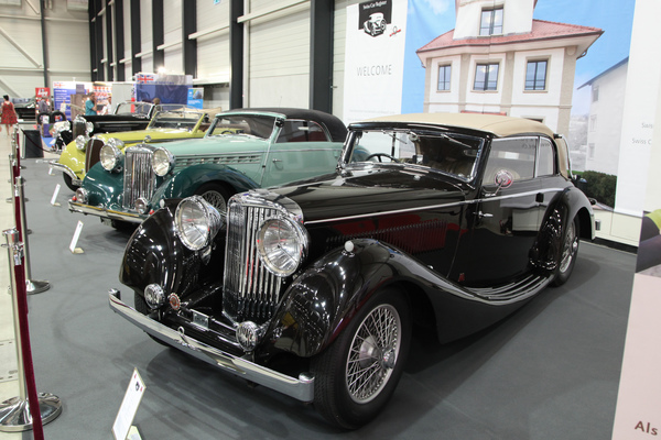 Bild S.S. Jaguar 2 1/2 Litre mit Karosserie von Tüscher & Co aus dem Jahr 1938 - Swiss Classic World Luzern 2017