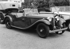 S.S. One Tourer (1934) - ein gut erhaltenes Exemplar, aufgenommen in den Achtzigerjahren