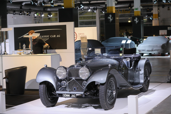 SS 100 Jaguar 3 1/2 Litre (1938) - bei Dönni Classic Cars - Auto Zürich 2022