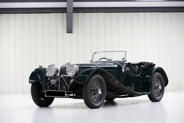 SS 100 Jaguar 3½-Litre Roadster (1937) - als Lot 137 angeboten an der Versteigerung von RM/Sotheby's in Paris am 5. Februar 2020