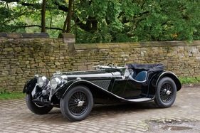 SS Jaguar 100 2 1/2-Litre Roadster (1936) - angeboten als Lot 161 an der Versteigerung von RM Auctions in London am 31. Oktober 2012