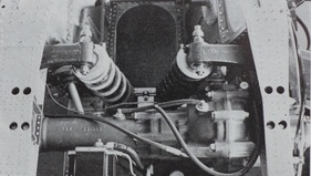 STP-Paxton Turbocar (1967) – Detailansicht der Vorderachse mit den innenliegenden Schraubenfedern und dem Differentialgetriebe