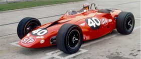 STP Turbinenfahrzeug (1967) - Parnelli Jones 1967 auf dem legendären Turbinenauto von Granatelli