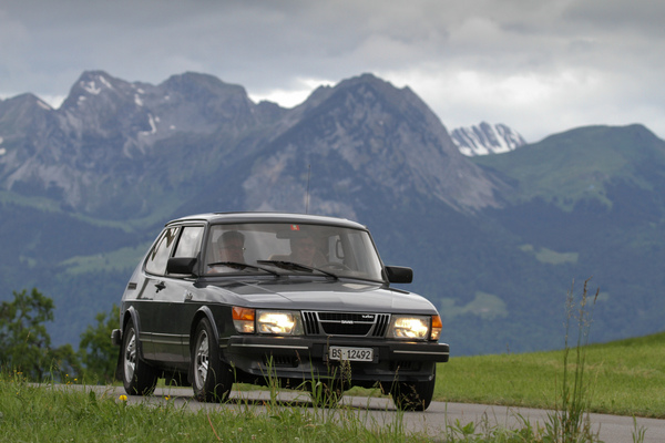 Saab 900 Turbo - am Alpenbrevet 2020