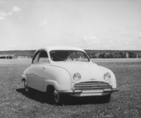 Saab 92 (1951) – noch ohne den typischen Kühlergrill