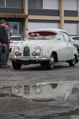 Saab 92 - das Zweitakt-Windei wird bestaunt - OSMT Zug im September 2017