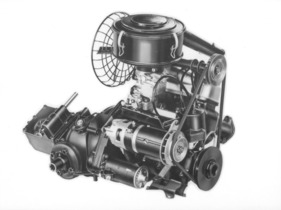Saab 93 (1956) – Motor und Getriebe Saab 93 (1956) – Motor und Getriebe