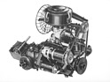 Saab 93 (1956) – Motor und Getriebe (1956)