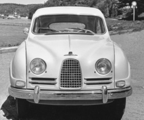 Saab 93 F (1960) – Frontansicht, kaum vom 93 B zu unterscheiden