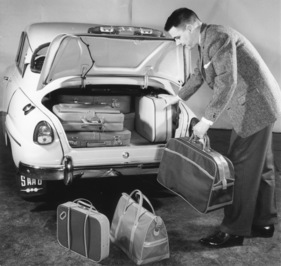 Saab 96 (1960) - in diesen Kofferraum passt einiges hinein