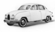 Saab 96 (1961) - frühes Modell, noch mit Zweitaktmotor (© Archiv Automobil Revue)