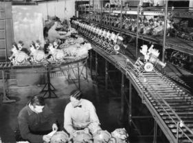 Saab 96 (1962) - Produktion - Motor und Getriebe wurden in Göteborg hergestellt