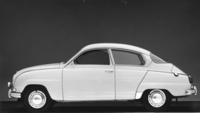 Saab 96 (1962) - die Form entsprach weitgehend den Vorgängern