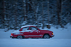Bild: Saab 96 (1975) - Verschneite Feldwege lassen den traktionsstarken Saab völlig kalt