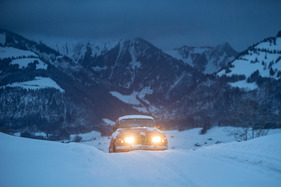 Saab 96 (1975) - Verschneite Hügel sind kein Problem