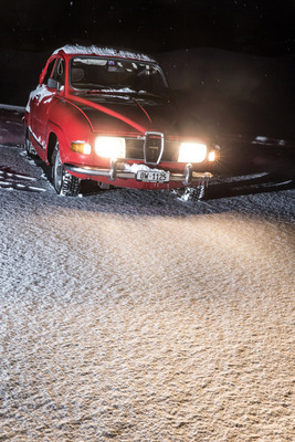 Saab 96 (1975) - Vor unberührter Schneedecke