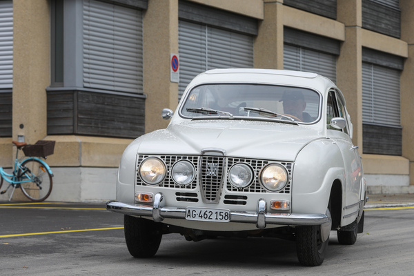 Saab 96 2-Takt (1966) - Oldtimer Sunday Morning Treffen Zug am 6. August 2023